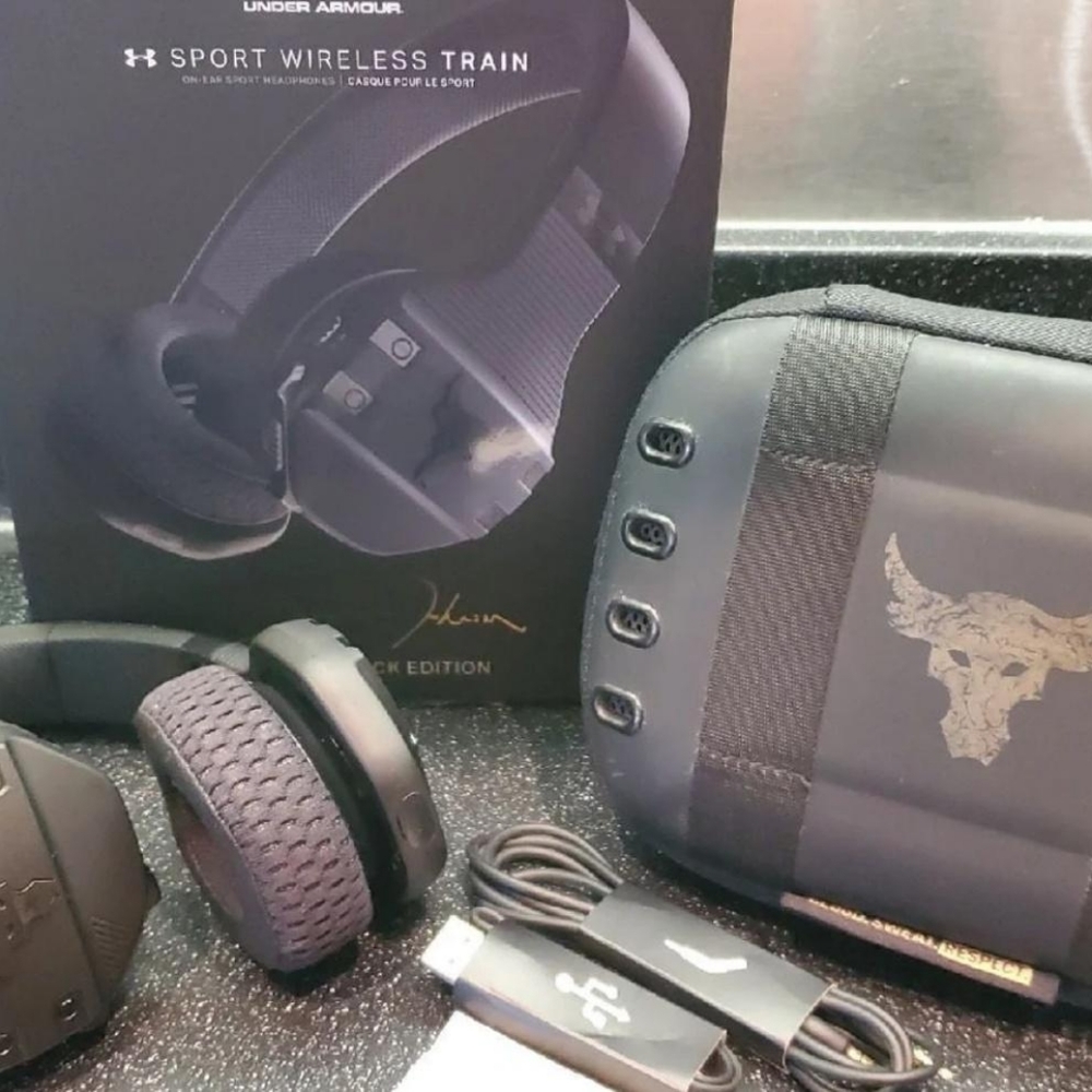 SOLD......Under Armour Project Rock Headphones
